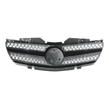 2002-2006 Mercedes Benz R230 SL Class SL350/500/600/SL55/65 1 Fin Star Grill black Chrome Grille