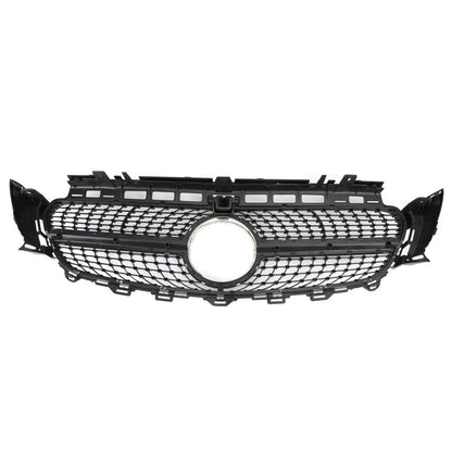2016-2019 Mercedes Benz E-Class W213 E200 E250 E300 E400 E43 Sedan Sports Grill Diamond Silver Front Grille