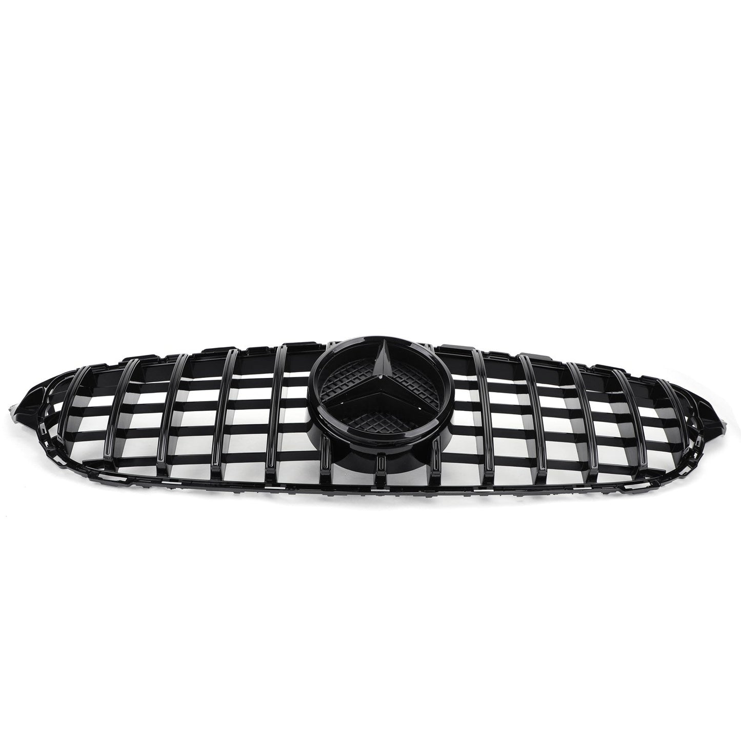 Mercedes Benz | 2015-2018 | C-Class W205 C205 | GTR Grill | Glossy Black | Front Grille With Star Emblem