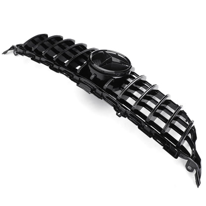 Mercedes Benz | 2015-2018 | C-Class W205 C205 | GTR Grill | Glossy Black | Front Grille With Star Emblem