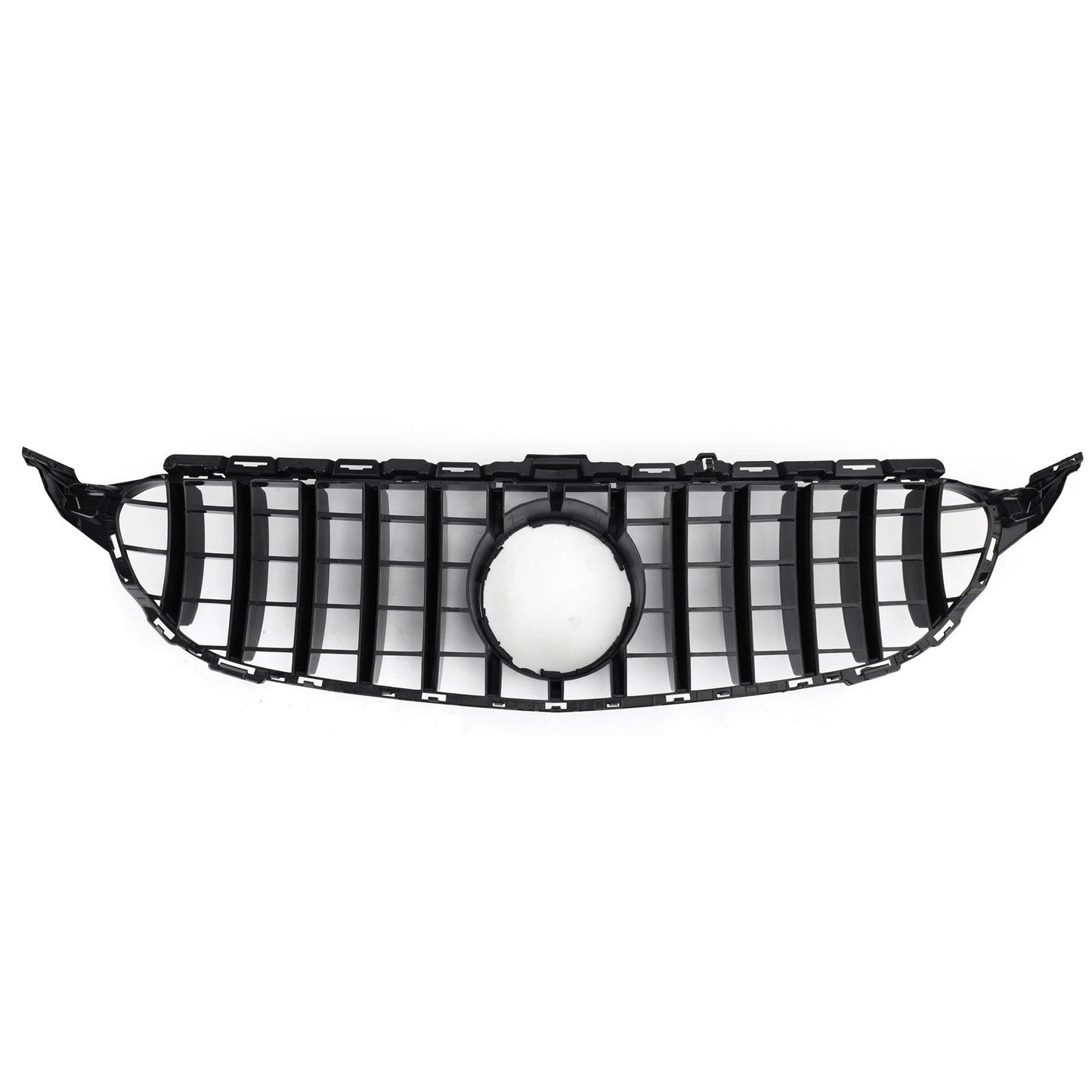 Mercedes Benz | 2015-2018 | C-Class W205 C205 | GTR Grill | Glossy Black | Front Grille With Star Emblem