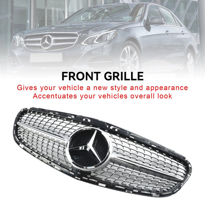 2013-2016 Mercedes Benz E-Class W212 Facelift Front Bumper Grill Diamond Grill Replacement