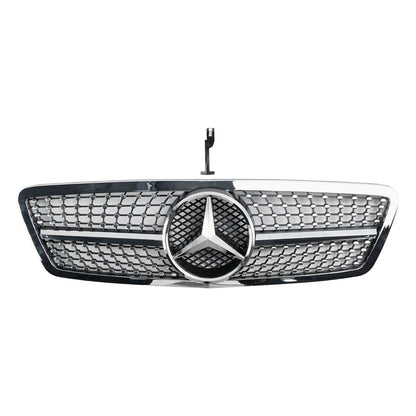 2001-2007 Mercedes-Benz C-Class W203 Front Bumper Grille Chrome Replacement Grill