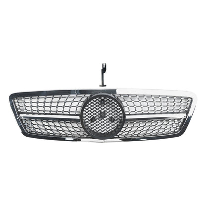 2001-2007 Mercedes-Benz C-Class W203 Front Bumper Grille Chrome Replacement Grill