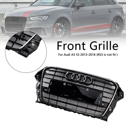 2013-2016 Audi A3 S3 Chrome S3 Style Front Bumper Grille Grill 8V3853651