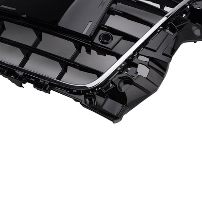 Audi A3/ A3 Sline/ S3 2013-2016 Black Grill Replacement Front Bumper Grille W/ Ring Emblem
