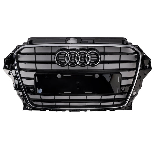2013-2016 Audi A3 S3 Chrome S3 Style Front Bumper Grille Grill 8V3853651