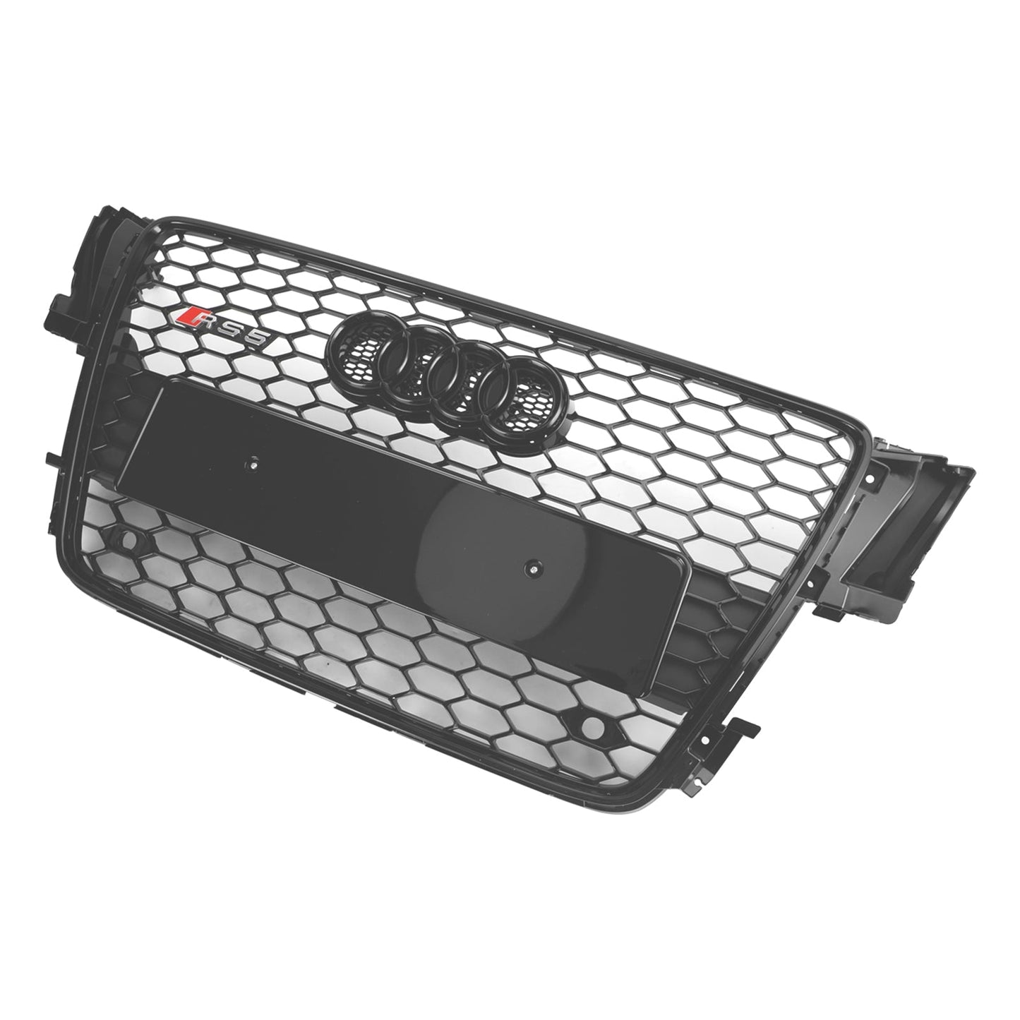 2008-2012 Audi A5 / S5 B8 RS5 Style Hood Honeycomb Sport mesh Grill Replacement Black Grille