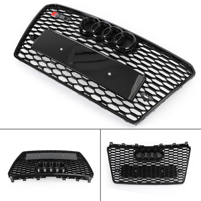 Audi A7 S7 2010-2015 Grill Replacement RS7 Style Honeycomb Sport Mesh Hex Black Grille