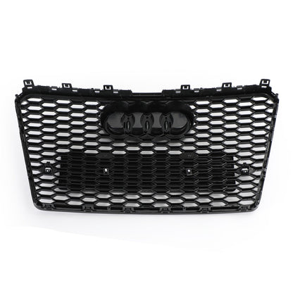 Audi A7 S7 2010-2015 Grill Replacement RS7 Style Honeycomb Sport Mesh Hex Black Grille