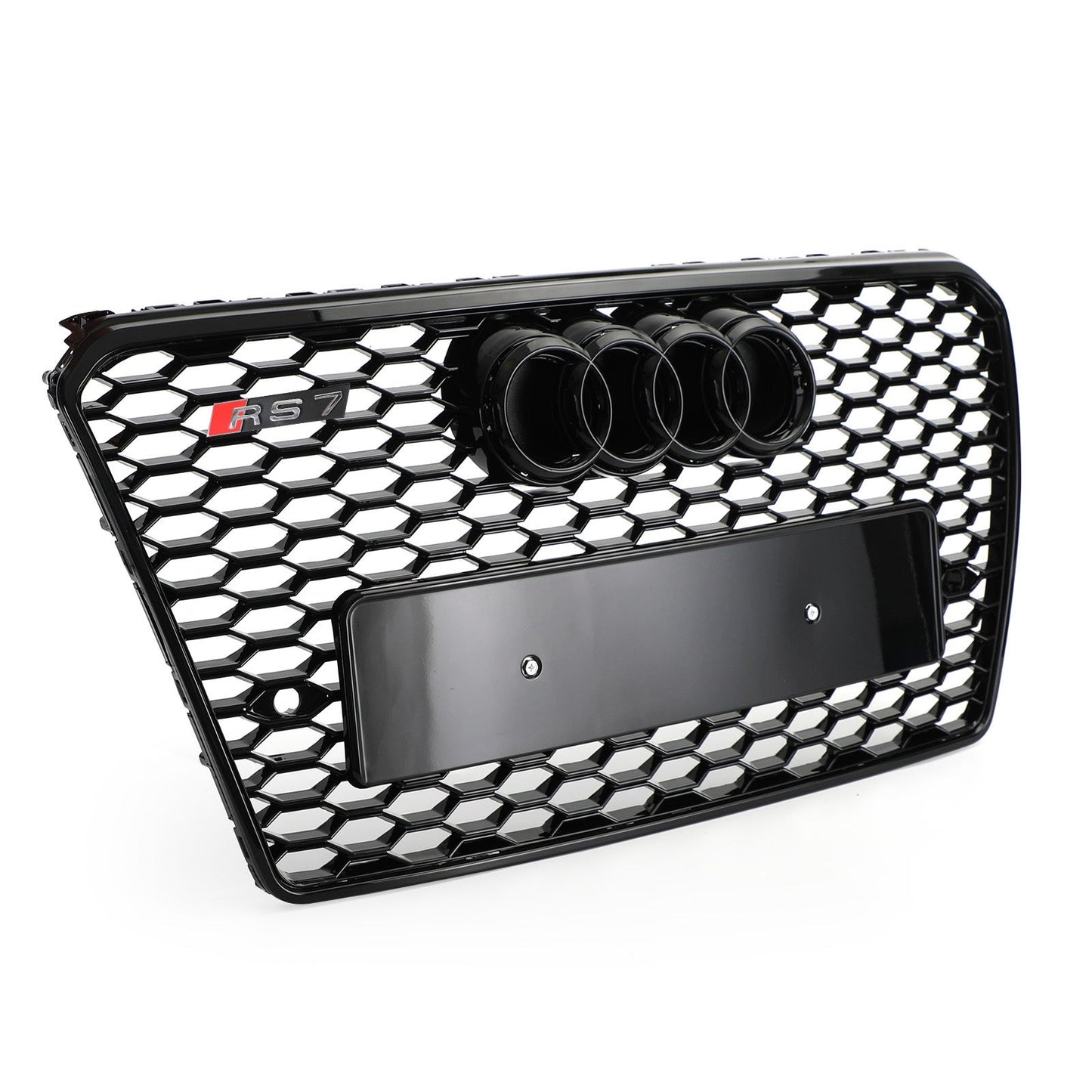 Audi A7 S7 2010-2015 Grill Replacement RS7 Style Honeycomb Sport Mesh Hex Black Grille