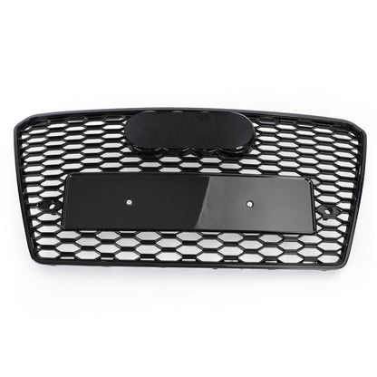 Audi A7 S7 2010-2015 Grill Replacement RS7 Style Honeycomb Sport Mesh Hex Black Grille