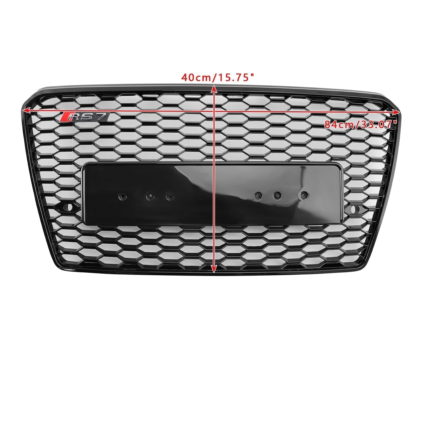 2012-2015 Audi A7/S7 RS7 Style Honeycomb Sport Mesh Hex Grill Grille Black