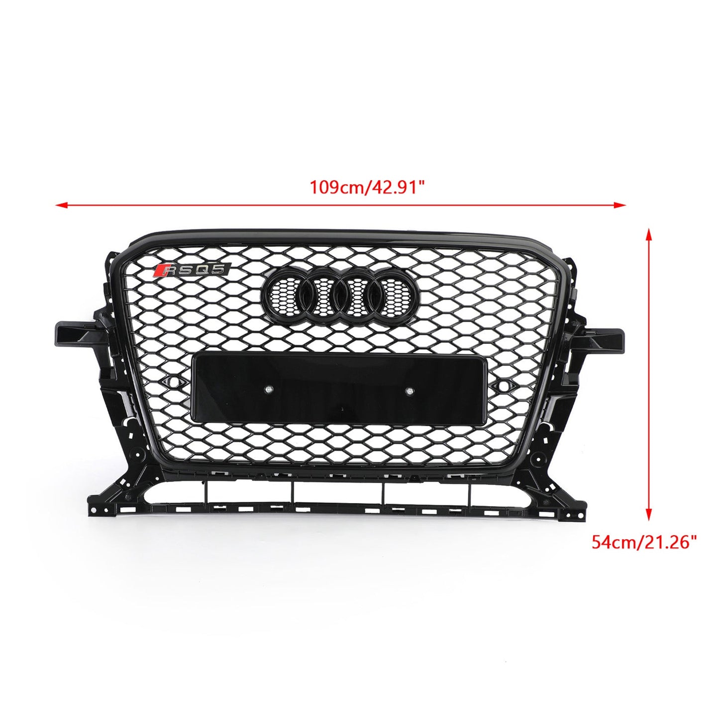 2013-2017 Audi Q5 SQ5 8R RSQ5 / SQ5 / Q5 Style Grill Front Bumper Replacement Grille