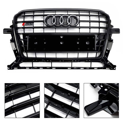 2013-2017 Audi Q5 SQ5 8R RSQ5 / SQ5 / Q5 Style Grill Front Bumper Replacement Grille