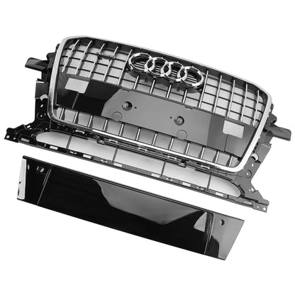Audi Q5 SQ5 8R 2013-2017 Slat Chrome Grill Front Bumper Replacement Grille