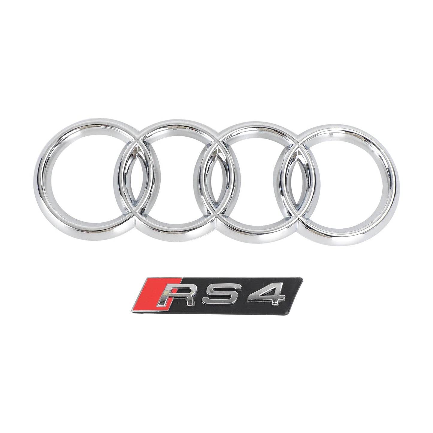 Audi 2012-2016 A4 S4 Honeycomb Grill RS4 Style Mesh Front Bumper Grille Gloss Black