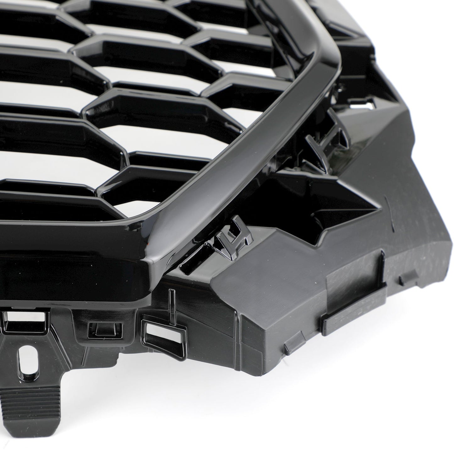 Audi A4 / A4 S-Line / S4 B9 2016 2017 2018 2019 RS4 Style Front Bumper Grill Gloss Black Honeycomb Grille