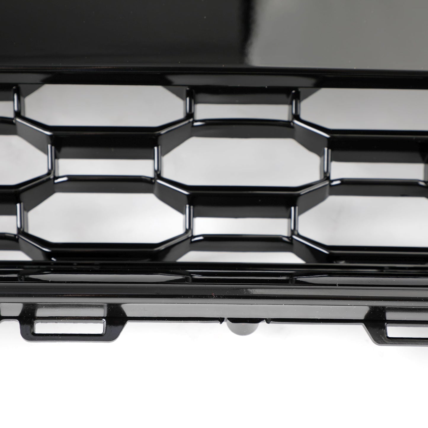 2016-2019 Audi A4 / A4 S-Line / S4 B9 RS4 Style Honeycomb Mesh Grill Front Bumper Gloss Black Grille