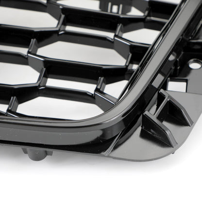 2016-2019 Audi A4 / A4 S-Line / S4 B9 RS4 Style Honeycomb Mesh Grill Front Bumper Gloss Black Grille