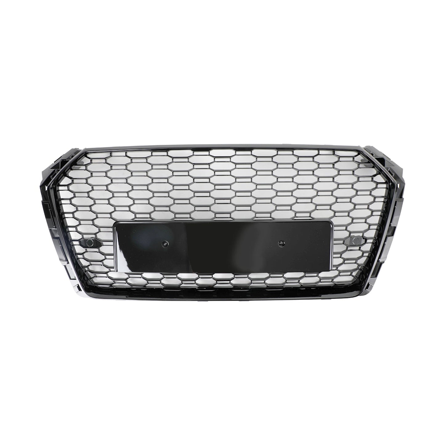 Audi A4 / A4 S-Line / S4 B9 2016 2017 2018 2019 RS4 Style Front Bumper Grill Gloss Black Honeycomb Grille
