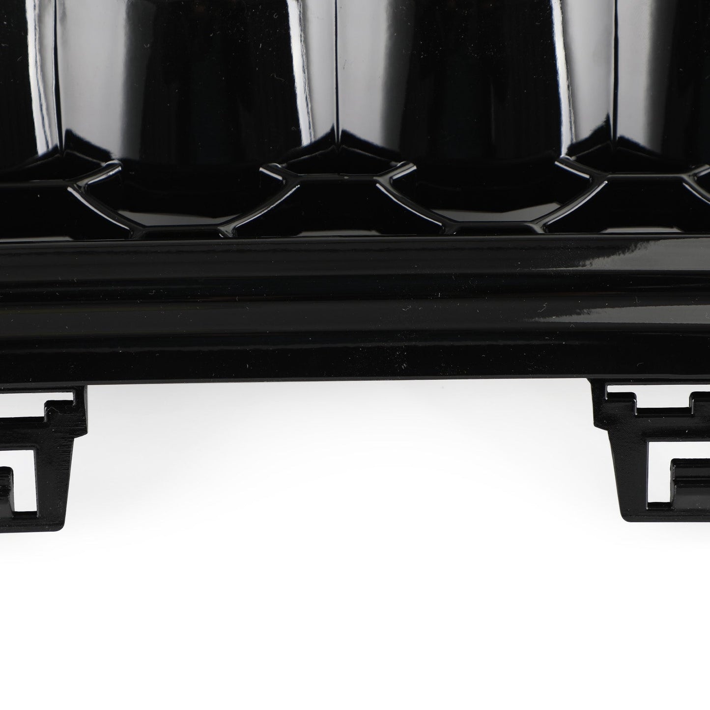 2012-2016 Audi A5 / A5 Sline / S5 B8.5 RS5 Style Honeycomb Front Bumper Grille With Silver Ring Emblem