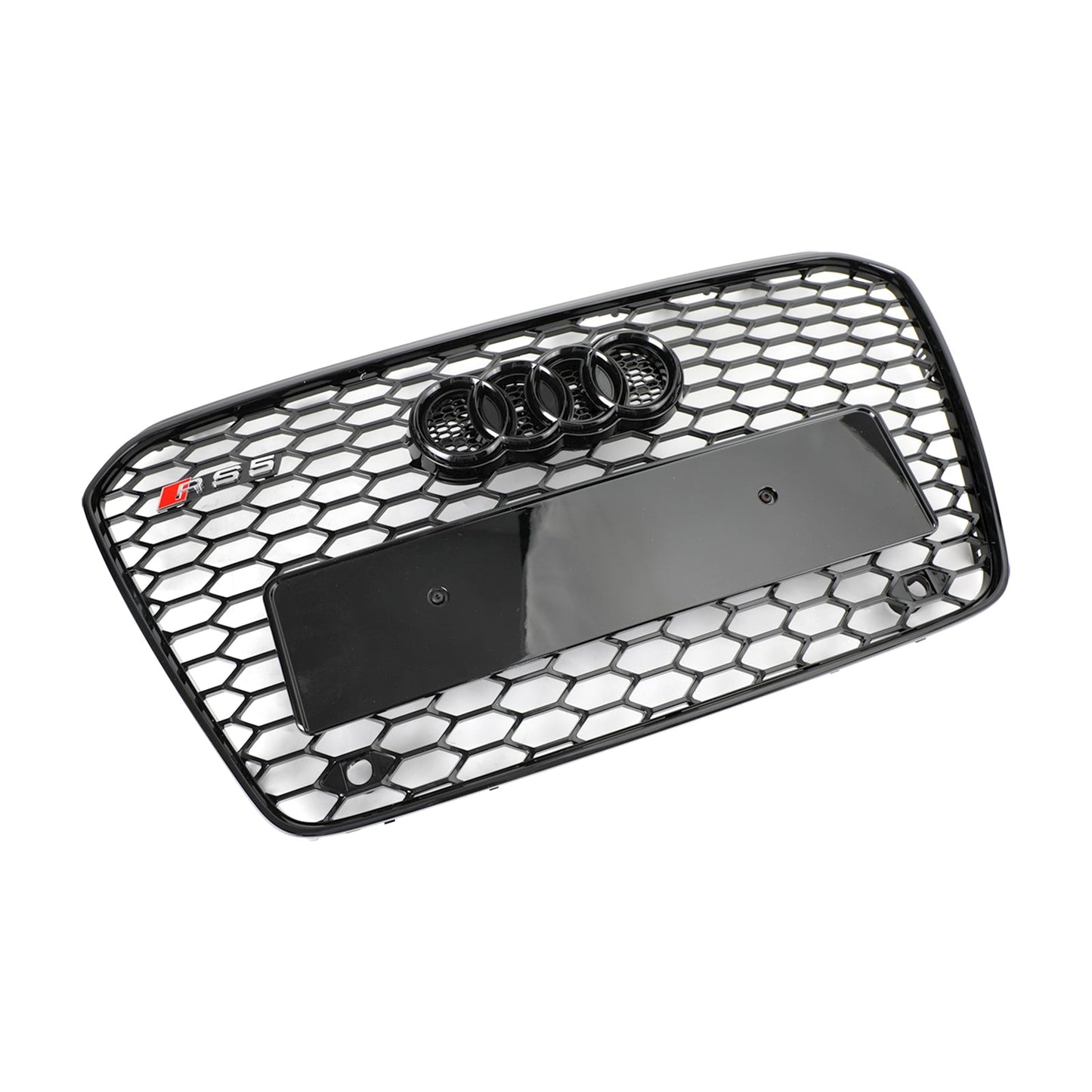 2012-2016 Audi A5 / S5 B8.5 RS5 Style Honeycomb Mesh Front Bumper Grill Black Grille