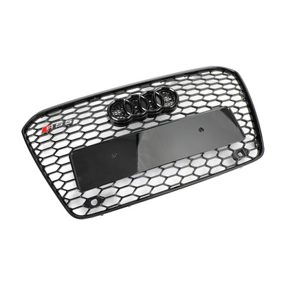 2012-2016 Audi A5 / S5 B8.5 RS5 Style Honeycomb Mesh Front Bumper Grill Black Grille