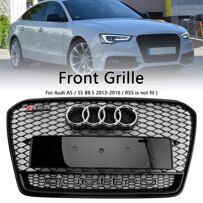2013-2016 Audi A5 S5 B8.5 RS5 Style Honeycomb Front Bumper Grille Grill