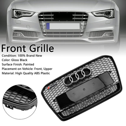 2013-2016 Audi A5 S5 B8.5 RS5 Style Honeycomb Front Bumper Grille Grill