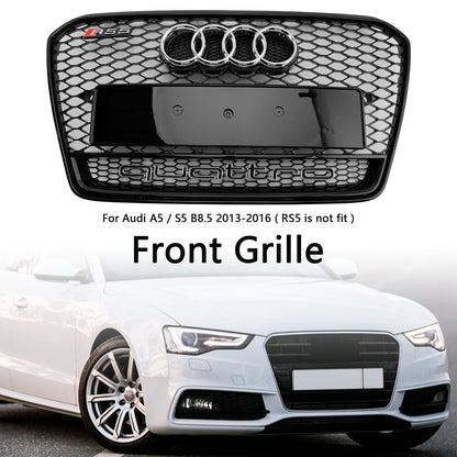 2013-2016 Audi A5 S5 B8.5 RS5 Style Honeycomb Front Bumper Grille Grill