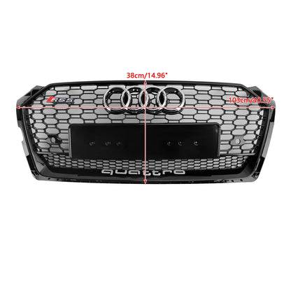 2017-2019 Audi A5 S5 B9 RS5 Style Honeycomb Sport Mesh Hex Grill Grille 8W6-853-651-AB-FUQ