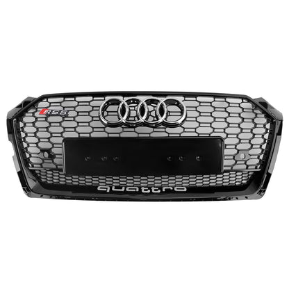2017-2019 Audi A5 S5 B9 RS5 Style Honeycomb Sport Mesh Hex Grill Grille 8W6-853-651-AB-FUQ