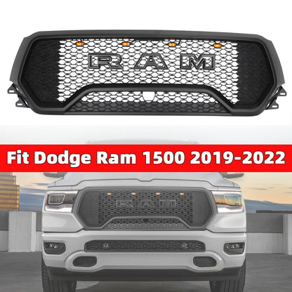 2019-2024 Dodge Ram 1500 TRX Style LED Honeycomb Grill Front Upper Hood Grill