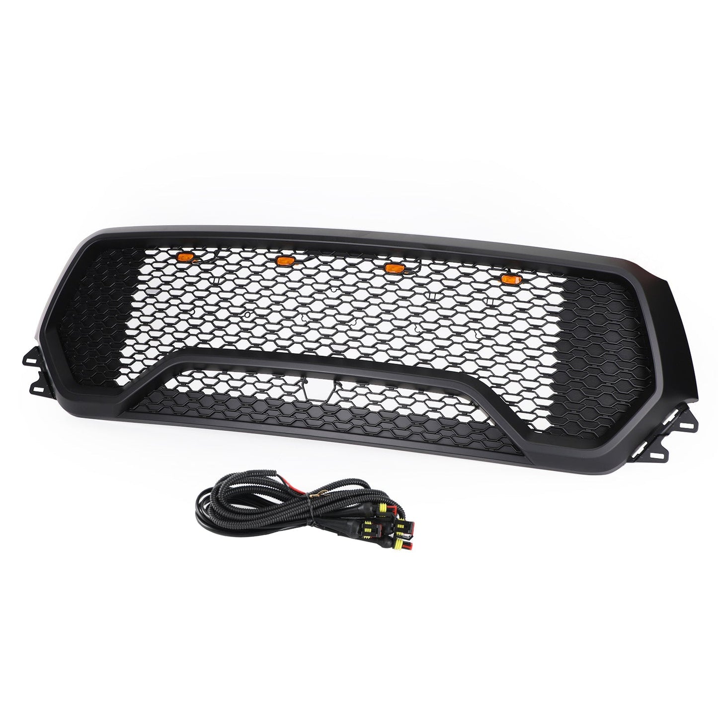 2019-2024 Dodge Ram 1500 TRX Style LED Honeycomb Grill Front Upper Hood Grill