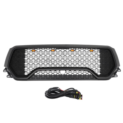 Dodge Ram 1500 2019 2020 2021 2022 2023 2024 TRX Grill Honeycomb Mesh Front Grille With LED Light