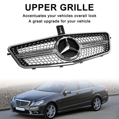 2009-2013 Mercedes Benz W212 E-Class 4 Doors Model Front Bumper Grill