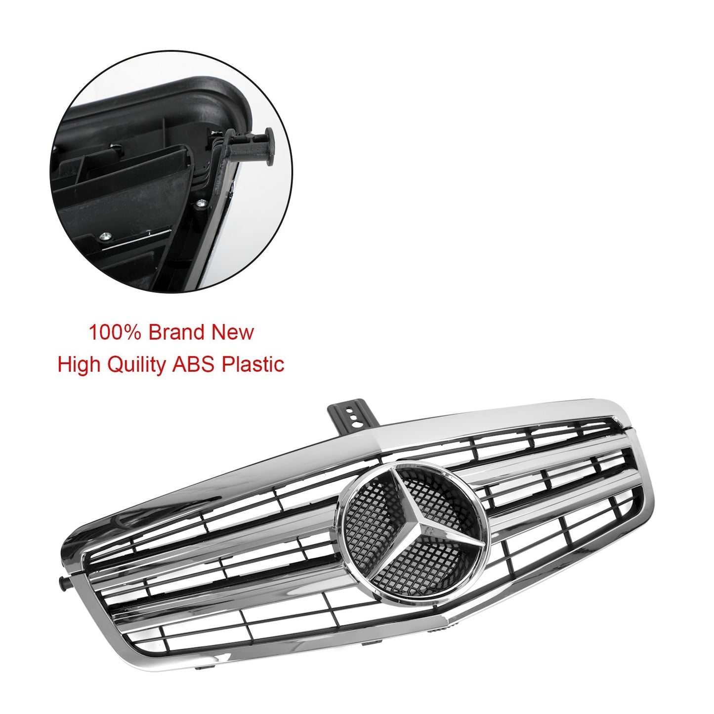 2009-2013 Mercedes Benz W212 E-Class 4 Doors Model Front Bumper Grille Replacement Grill
