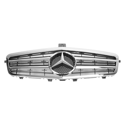 2009-2013 Mercedes Benz W212 E-Class Front Chrome Grille Air Intake Radiator Bumper Replacement Grill