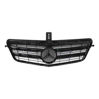 2009-2013 Mercedes Benz W212 E-Class Front Chrome Grille Air Intake Radiator Bumper Replacement Grill