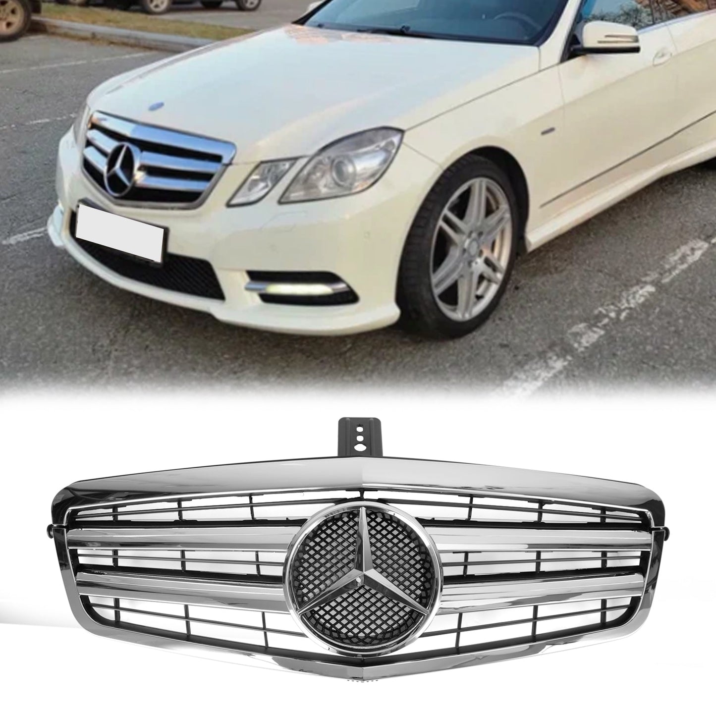 Mercedes 2009-2013 Benz W212 E-Class 4 Doors Model Front Bumper Grill