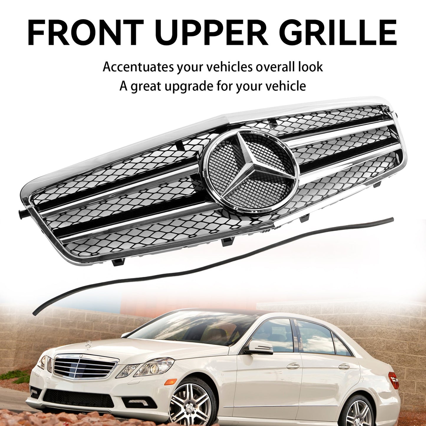 Mercedes 2009-2013 Benz W212 E-Class 4 Doors Model Front Bumper Grill