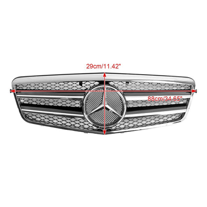2009.9-2013.2 Mercedes-Benz E-Class W212 E200 E220 E350 E550 E63 AMG Front Bumper Grill Chrome Grille