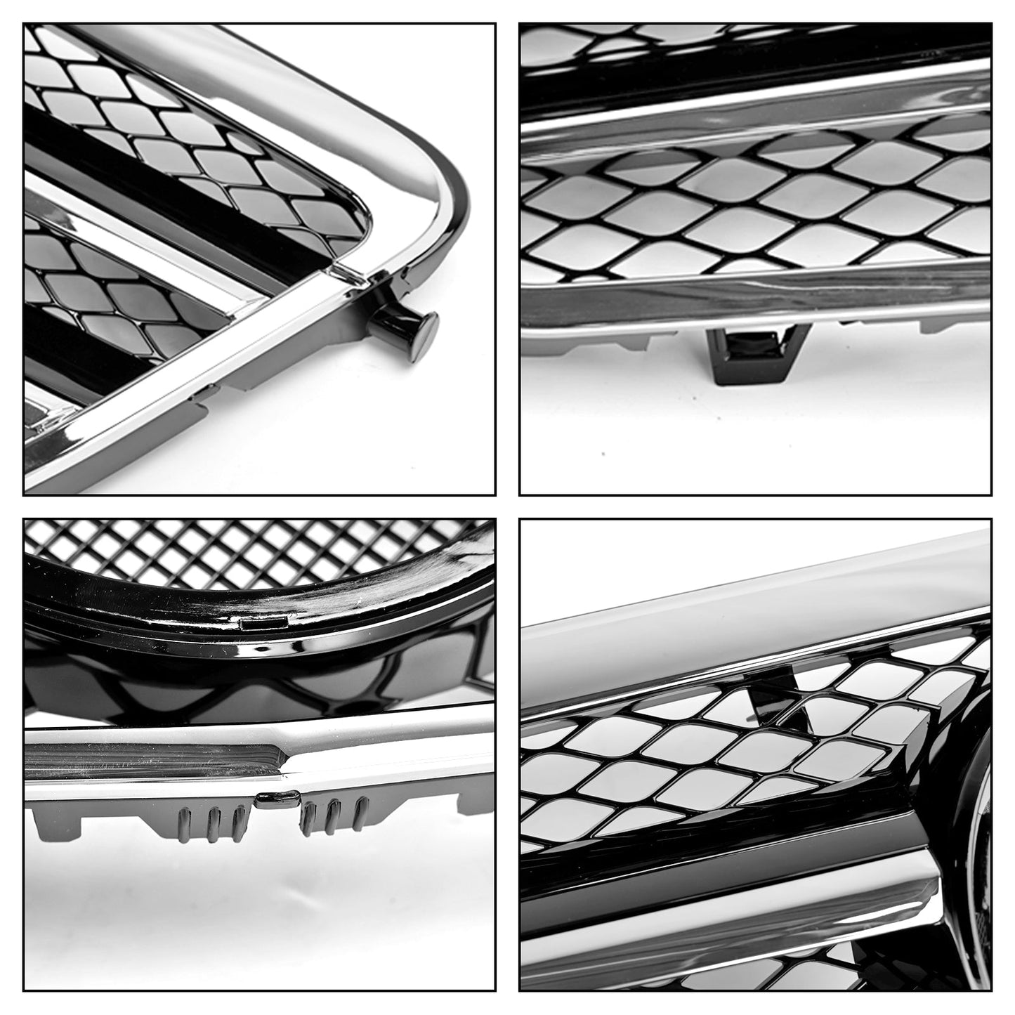 2009.9-2013.2 Mercedes-Benz E-Class W212 E200 E220 E350 E550 E63 AMG Front Bumper Grill Chrome Grille