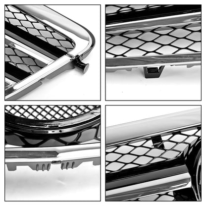 2009.9-2013.2 Mercedes-Benz E-Class W212 E200 E220 E350 E550 E63 AMG Front Bumper Grill Chrome Grille