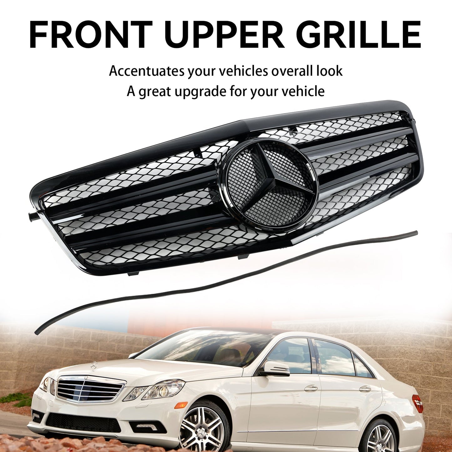 Mercedes 2009-2013 Benz W212 E-Class 4 Doors Model Front Bumper Grill