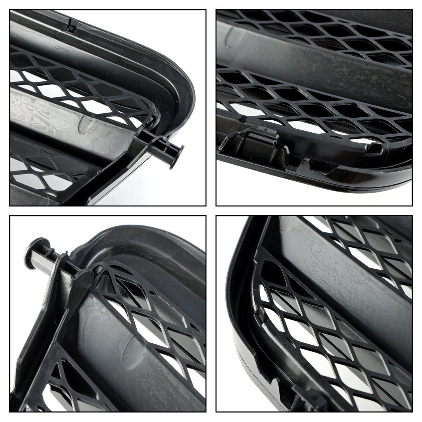2009.9-2013.2 Mercedes-Benz E-Class W212 E200 E220 E350 E550 E63 AMG Black Grill Front Bumper Replcement Grille