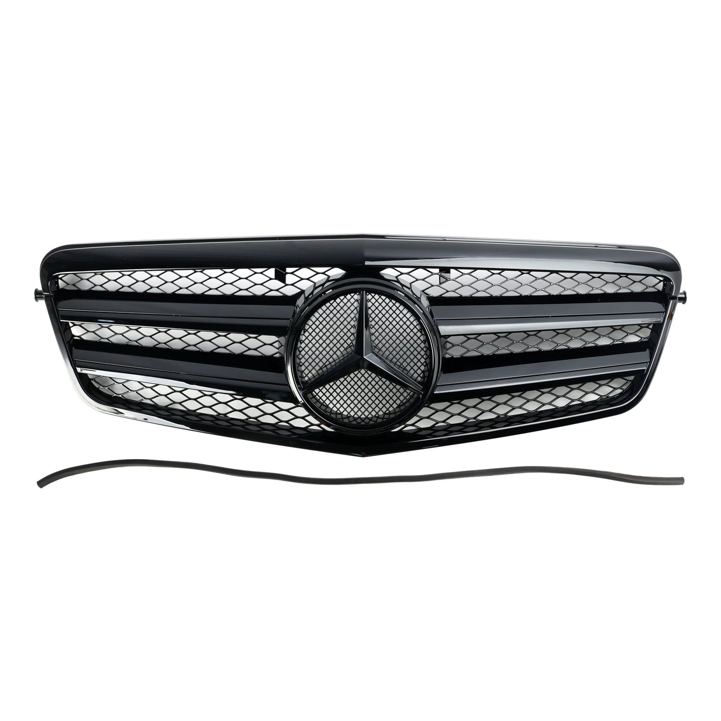 2009.9-2013.2 Mercedes-Benz E-Class W212 E200 E220 E350 E550 E63 AMG Black Grill Front Bumper Replcement Grille