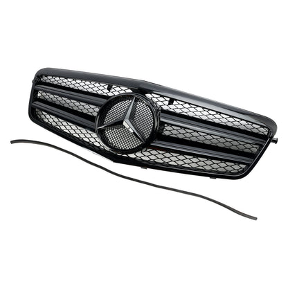 2009.9-2013.2 Mercedes-Benz E-Class W212 E200 E220 E350 E550 E63 AMG Black Grill Front Bumper Replcement Grille