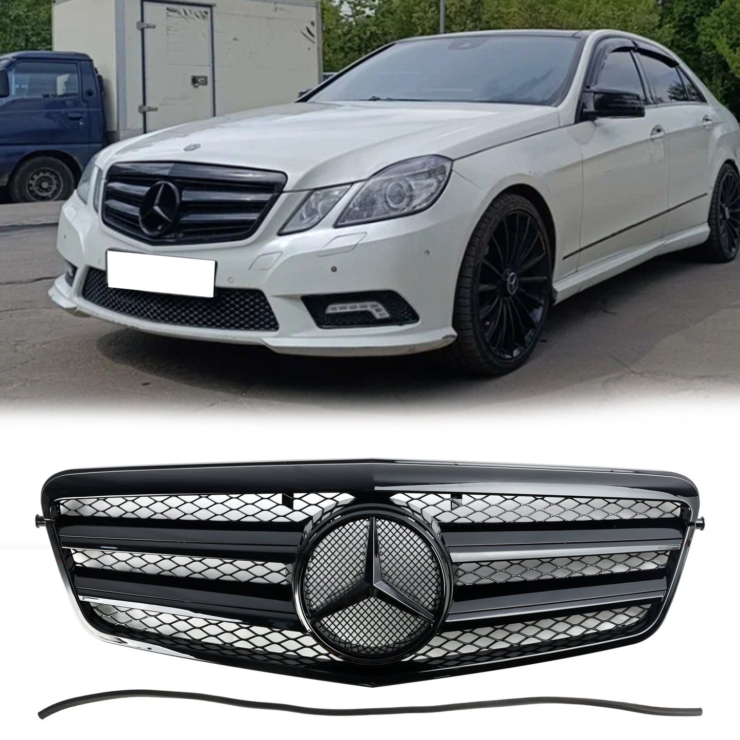 Mercedes 2009-2013 Benz W212 E-Class 4 Doors Model Front Bumper Grill